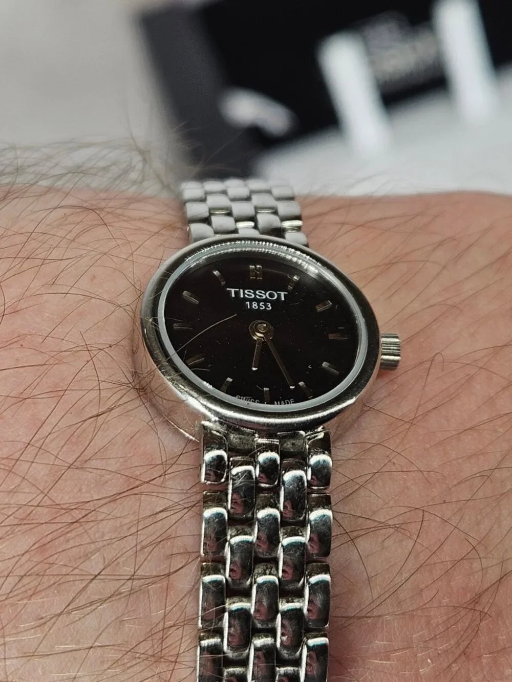 Tissot T058.009.11.051.00 Black Face Lovely 19.5mm Dial Women's Ladies Watch